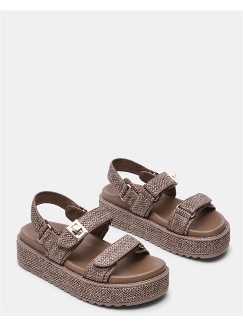 Bigmona Sandalo Charcoal Raffia Steve Madden | SMSBIGMONA.CR0